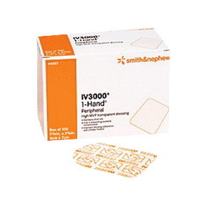 Smith and Nephew IV3000 Transparent Adhesive Film Dressing