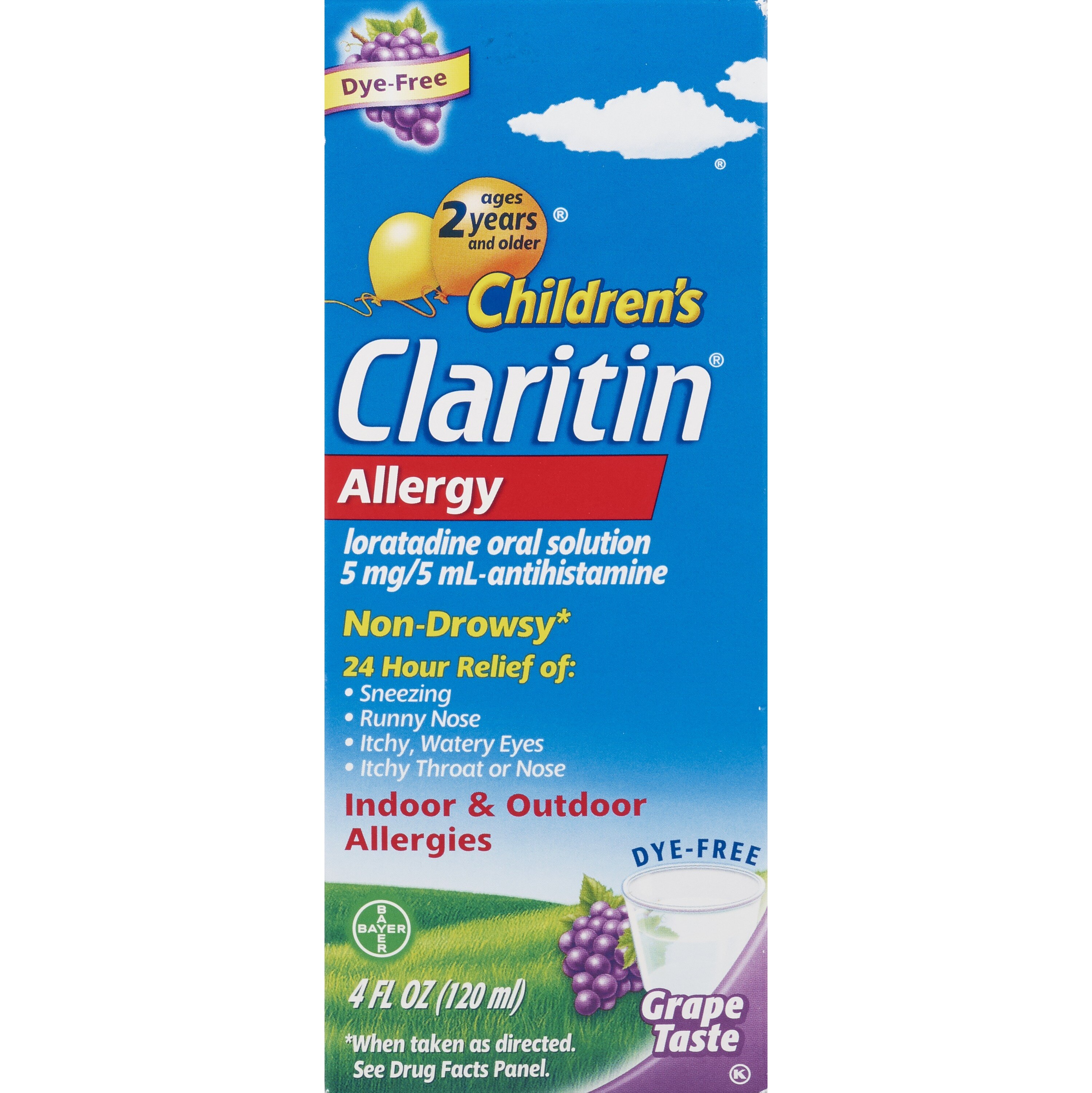 Claritin Allergy Relief Children Loratadn 5mg/5ml Liq24HrGrp