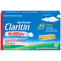 Claritin Allergy Relief Loratadine 10mg RediTabs 24 Hour