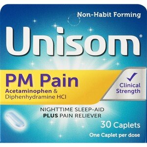 UNISOM NIGHTTIME SLEEP-AID/PM PAIN RELIEF CAPLETS