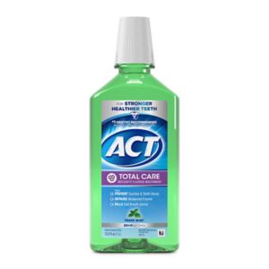 ACT Total Care Zero-Alcohol Anticavity Fluoride Mouthwash, Fresh Mint