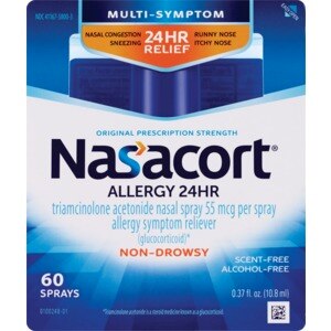 Nasacort 24HR Non-Drowsy Multi-Symptom Allergy Nasal Sprary