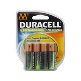 Duracell Rechargeable AA Battery, 4CT, thumbnail image 1 of 1