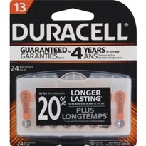 Duracell Hearing Aid Batteries, Size 13, 24CT