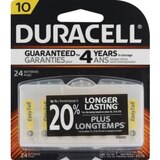 Duracell Hearing Aid Batteries, Size 10, 24CT, thumbnail image 1 of 1