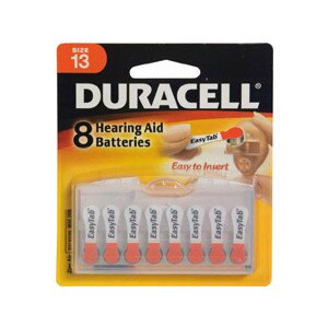 Duracell Hearing Aid Batteries Easytab Da13b8