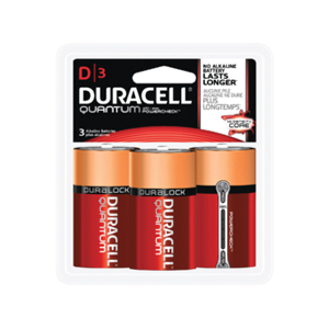 Duracell Quantum Duralock Hi-Density Core Alkaline D Batteries