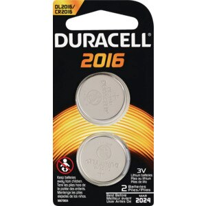 Duracell 2016 Battery, 2CT