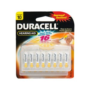 Duracell Hearing Aid Batteries Easytab Da10b16