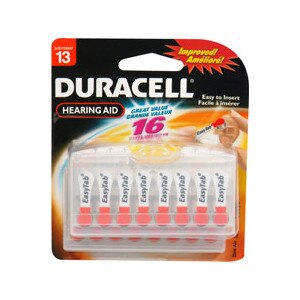 Duracell Hearing Aid Batteries Easytab Da13b16