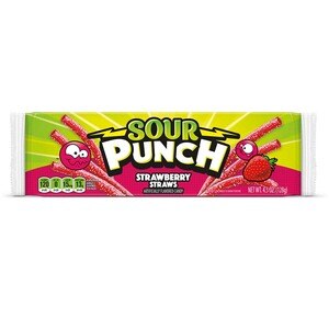 SOUR PUNCH STRAWS STRAWBERRY TRAY