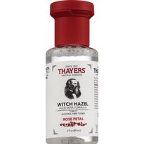 Thayers Travel Size Alcohol-Free Rose Petal Witch Hazel Toner with Aloe Vera, 3 OZ