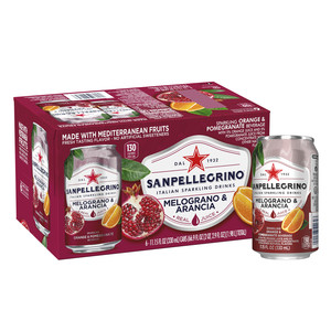 San Pellegrino Sparkling Juice, 6 CT Pomegranate 12 OZ