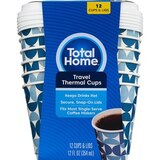 Total Home PerfecTouch Grab'N Go Cups & Lids 12oz, thumbnail image 1 of 4