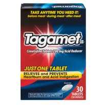 Tagamet HB 200 Acid Reducer Heartburn Relief Tablets, 30 CT