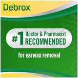 Debrox Earwax Removal Kit, Ear Drops and Bulb Ear Syringe, 0.5 FL OZ, thumbnail image 2 of 5