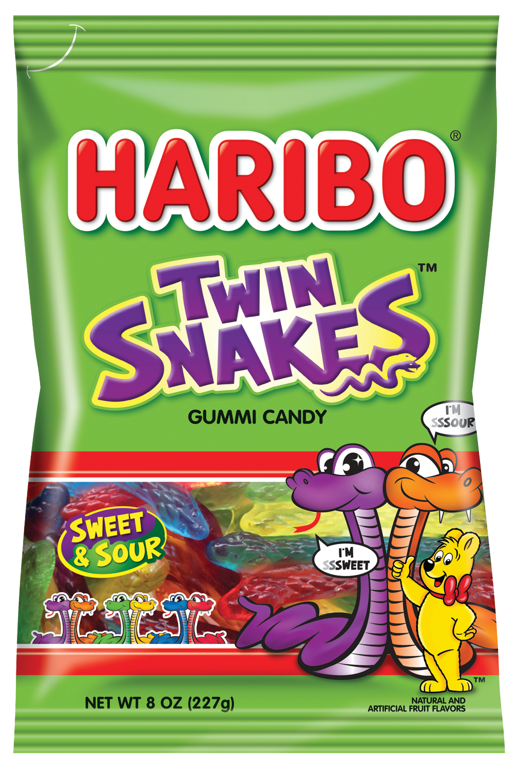 HARIBO TWIN SNKS PEG BAG