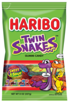 HARIBO TWIN SNKS PEG BAG