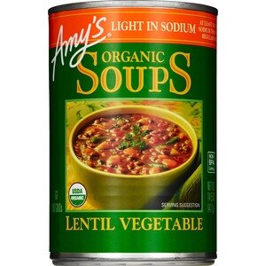 Amy's Organic Soups Lentil Vegetable Light Sodium (Can)