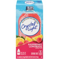 Crystal Light On-The-Go Drink Mix Packets, Raspberry Lemonade, 10 CT