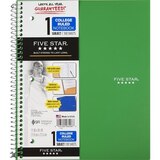 Mead Five Star - 1 Subject Notebook, College Ruled, 100 Sheets, thumbnail image 1 of 1