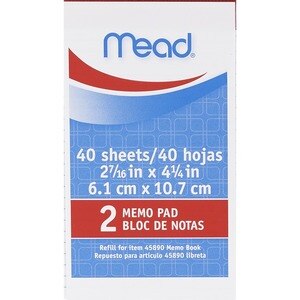 Mead 2 Memo Pad Refill 