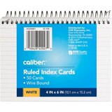 Caliber Ruled Index Cards Wire Bound, thumbnail image 1 of 1