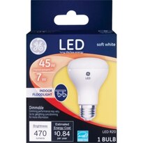 GE Reveal R20 7w LED Bulb, Soft White