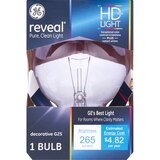 GE Reveal Clear 40w Lightbulb, thumbnail image 1 of 4