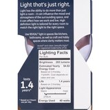 GE Reveal Clear 40w Lightbulb, thumbnail image 3 of 4