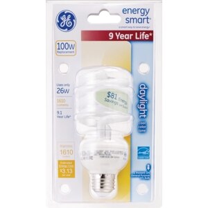 GE Energy Smart 100W Instant On General Purpose Daylight Bulb