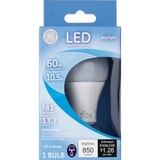 GE Daylight Medium Base 11w LED A19 Bulb, White, thumbnail image 1 of 1