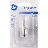 GE Microwave Oven 25w Appliance Lightbulb, thumbnail image 1 of 1