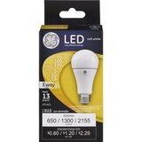 GE LED Long Life Low Energy Bulb Soft White, 3 Way, thumbnail image 1 of 1