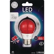 GE LED Long Life Low Energy Bulb 3W