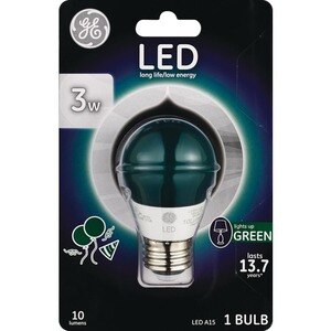 GE LED Long Life Low Energy Bulb 3W