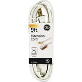 GE 9' Indoor Extension Cord, White, thumbnail image 1 of 1