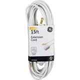 GE 15' Indoor Extension Cord, White, thumbnail image 1 of 1