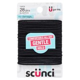Scunci Light Hold Black Ponytailers, 28CT, thumbnail image 2 of 3