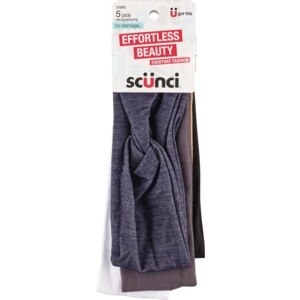 Scunci Denim Headbands, 5CT