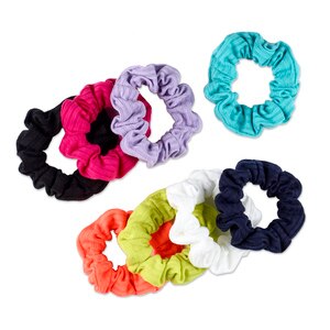 8PK SM RIBBED SCRUNCHIES