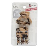 Scunci 2pk Jaw clips Tort, thumbnail image 1 of 1