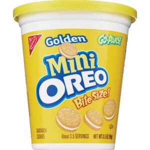 Nabisco Mini Golden Oreo Bite Size Go-Paks