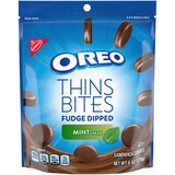 Oreo Thins Dipped Bites Mint, 6 OZ, thumbnail image 1 of 1