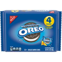 Oreo Chocolate Sandwich Cookies, 4 Pack