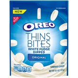 Oreo Thin Bites White Fudge Dipped Sandwich Cookies, 6.4 OZ, thumbnail image 1 of 1