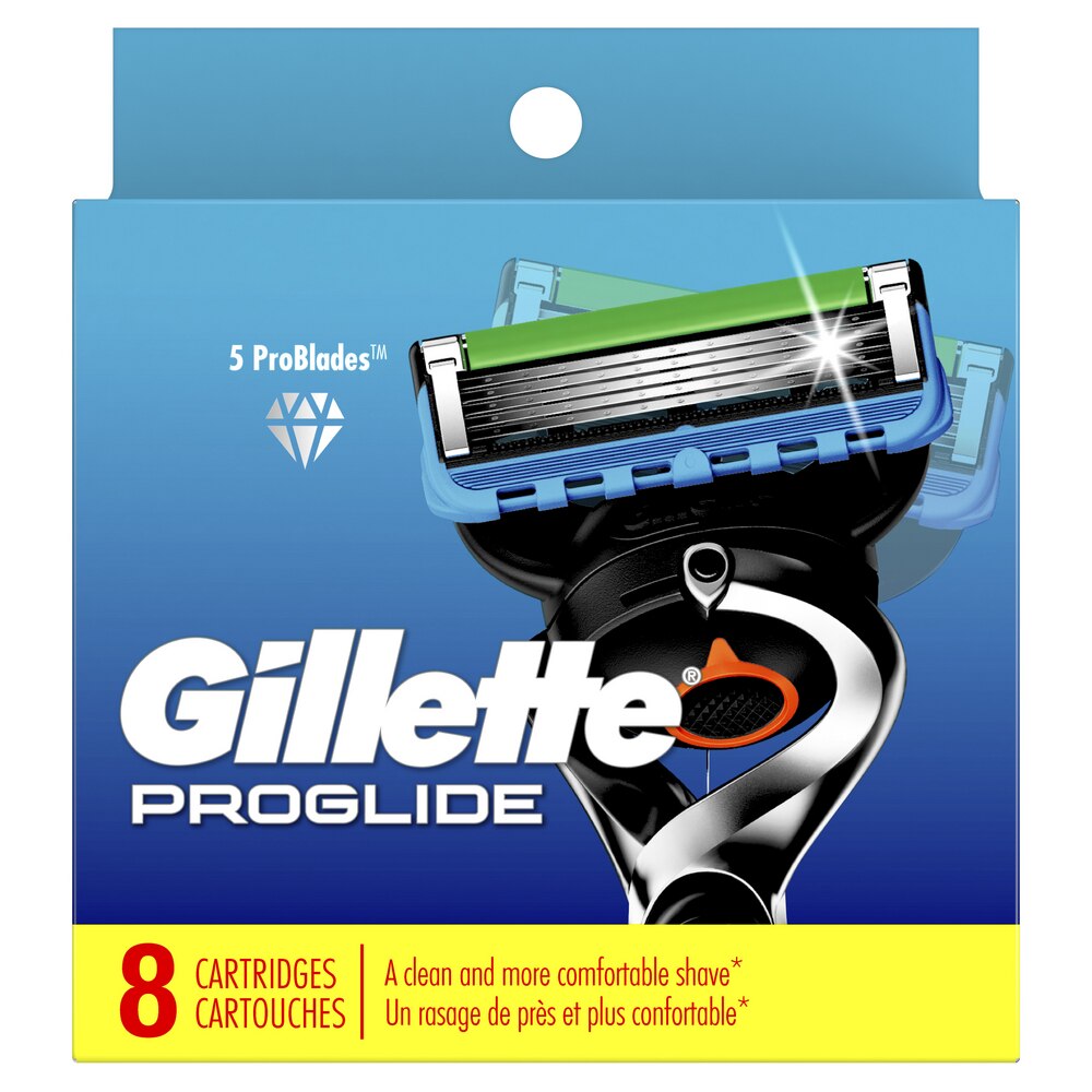 Gillette ProGlide Men's Razor Blade Refills, 8 Count