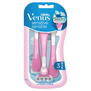 Gillette Venus Sensitive Women's Disposable Razor, 3CT