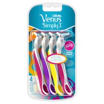 Gillette Venus Simply 3 Disposable Razor, 4CT