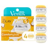 Gillette Venus ComfortGlide plus Olay Coconut Women's Razor Blades - 4 Refills, thumbnail image 1 of 1